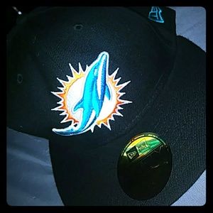 New era 59 fifty dolphins hat